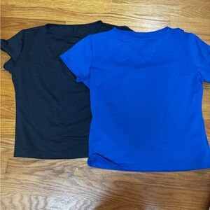 Women’s Black and Blue T-Shirts